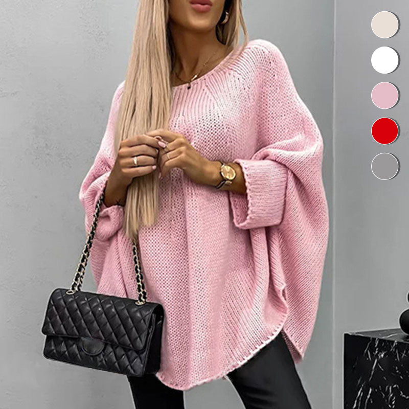 🌟Best Gift🎁 Women's Elegant Knitted Cape Sweater
