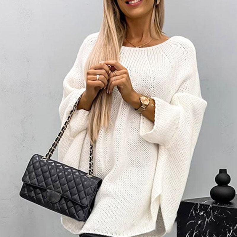 🌟Best Gift🎁 Women's Elegant Knitted Cape Sweater