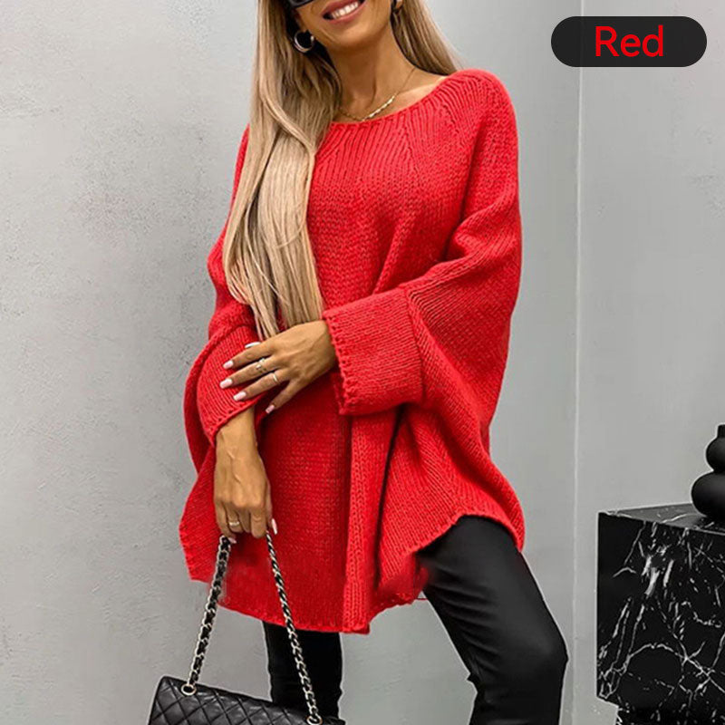 🌟Best Gift🎁 Women's Elegant Knitted Cape Sweater
