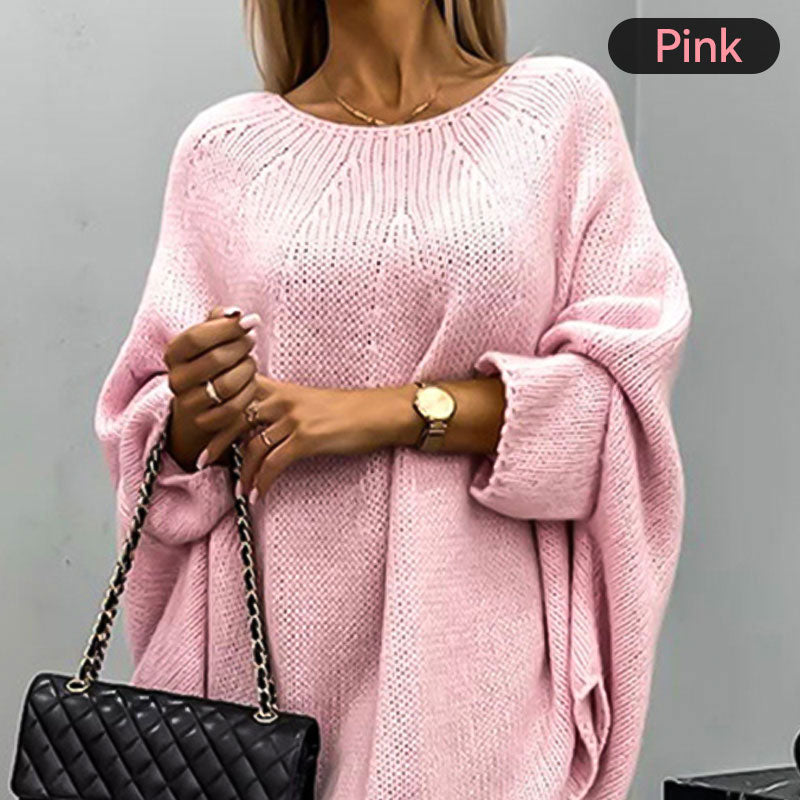 🌟Best Gift🎁 Women's Elegant Knitted Cape Sweater